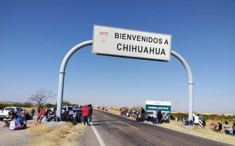 Arriban cientos de migrantes al estado de Chihuahua entran por